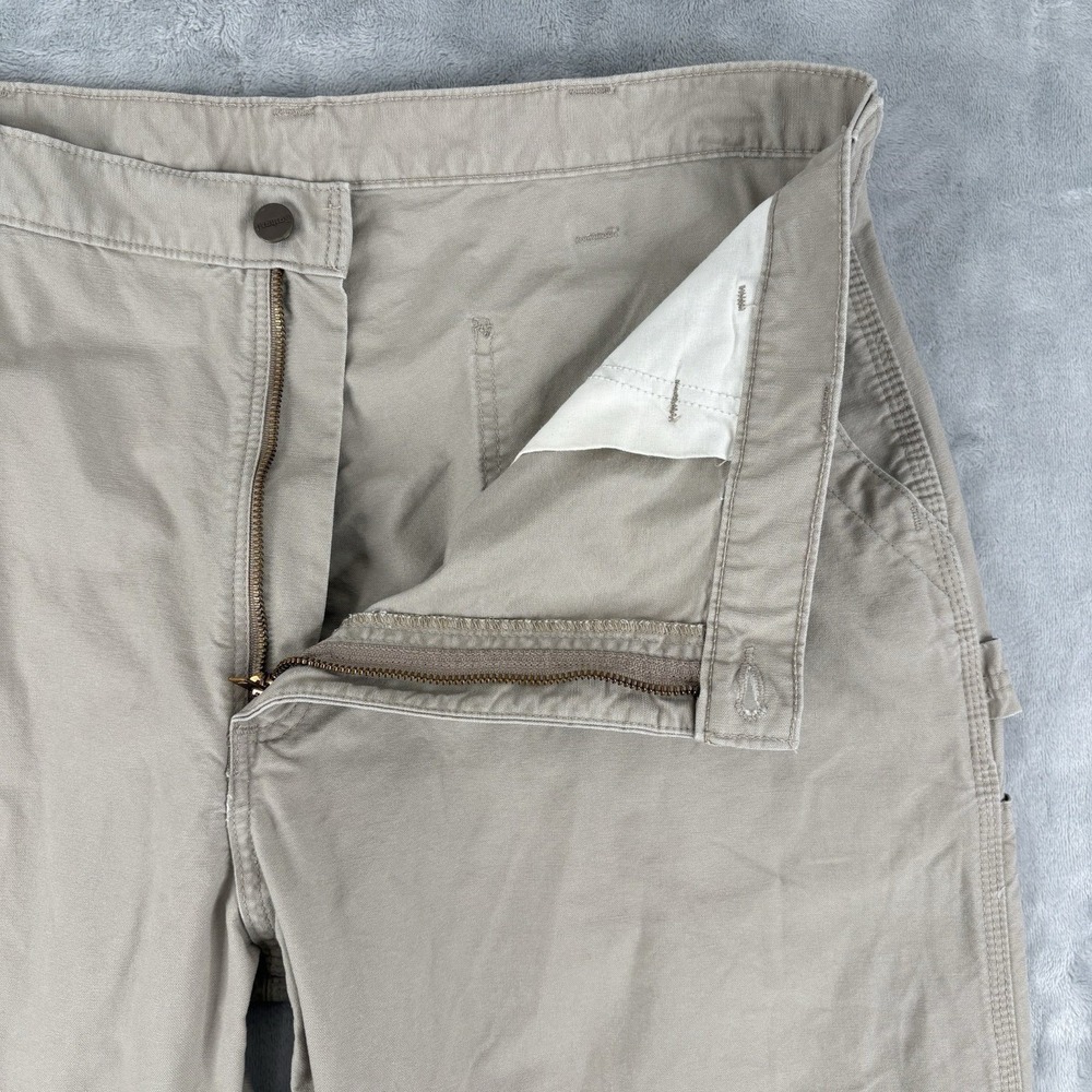 Carhartt Dungaree Fit Cargo Pants Men's 40x32 (Fits 37x28.5) Khaki Work Utility - Picture 10 of 16